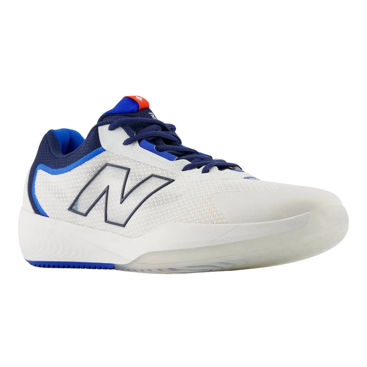 New Balance Hommes FuelCell 996v6 Pickleball MCH996PI Blanc/Équipe Marine