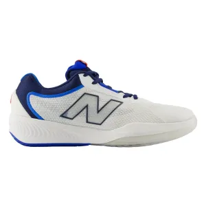 New Balance Hommes FuelCell 996v6 Pickleball MCH996PI Blanc/Équipe Marine