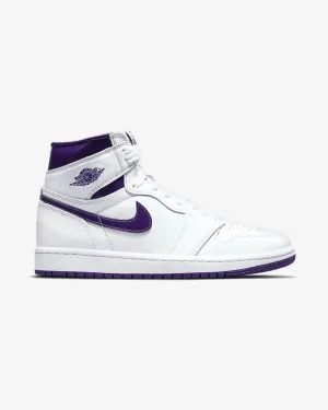 NIKE AIR JORDAN 1 HAUTE RETRO FEMME OG VIOLET DE COURT