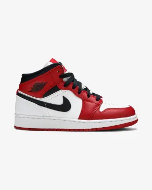 NIKE AIR JORDAN1 MID CHICAGO TALON BLANC GS