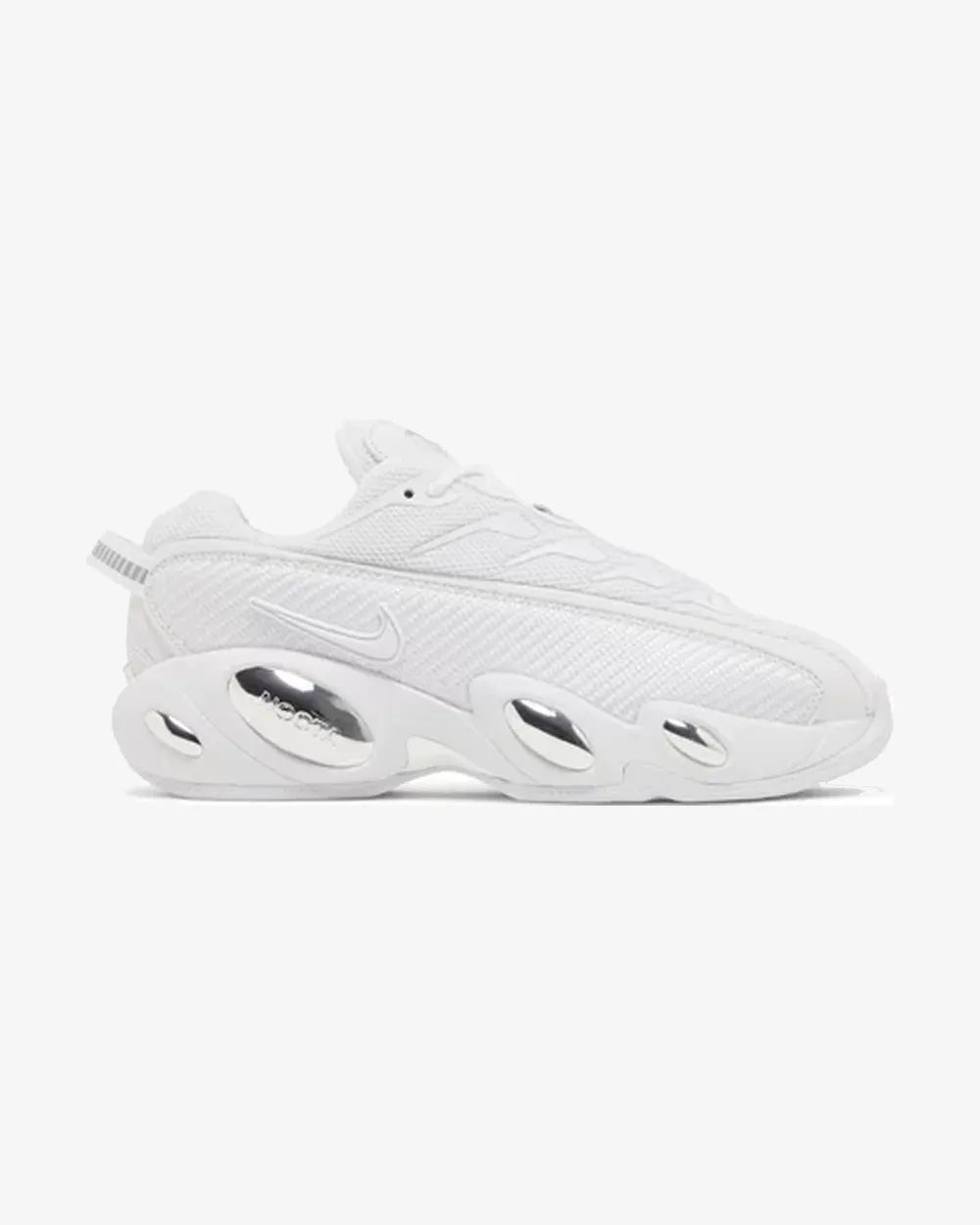 NIKE X NOCTA GLIDE BLANC CHROME (NOUVEAU)