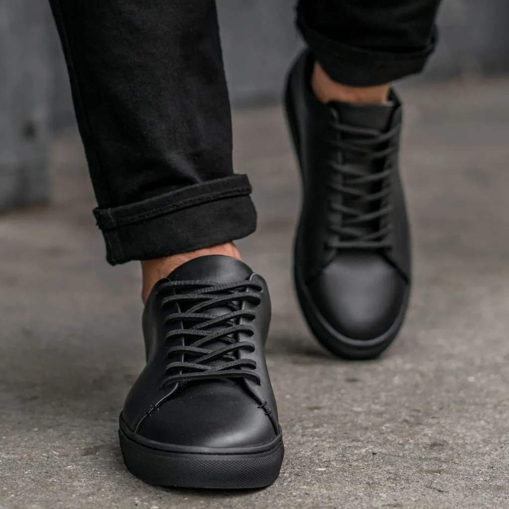 Premier Low Top | Vachetta noire