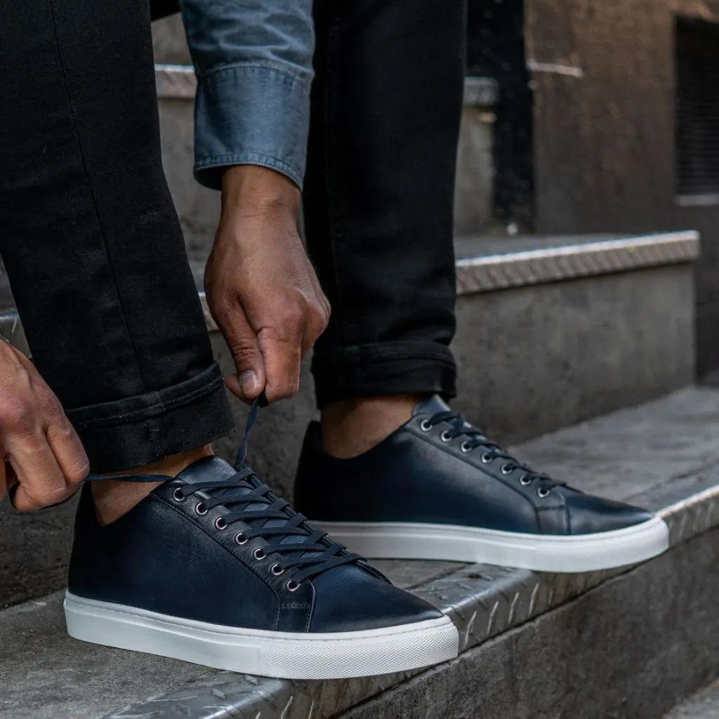 Premier Low Top | Bleu Foncé