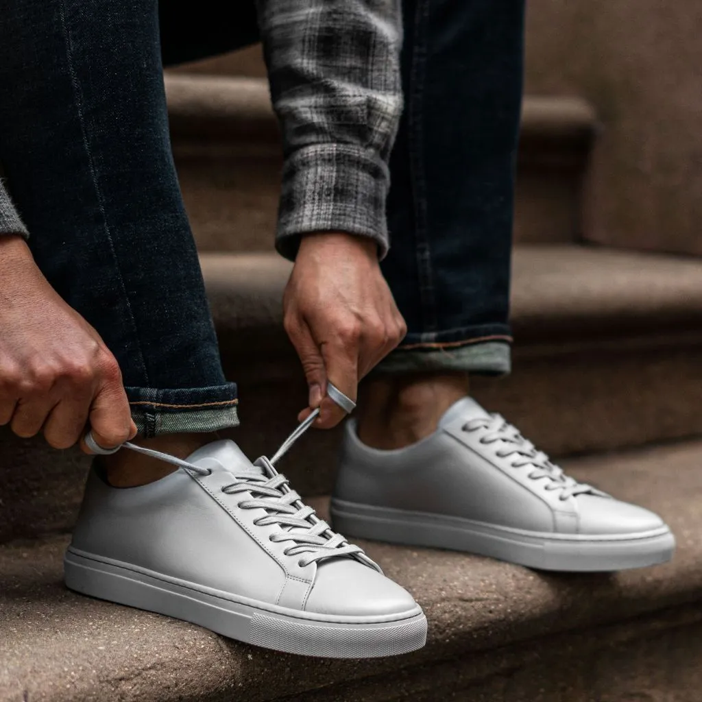 Premier Low Top | Gris clair