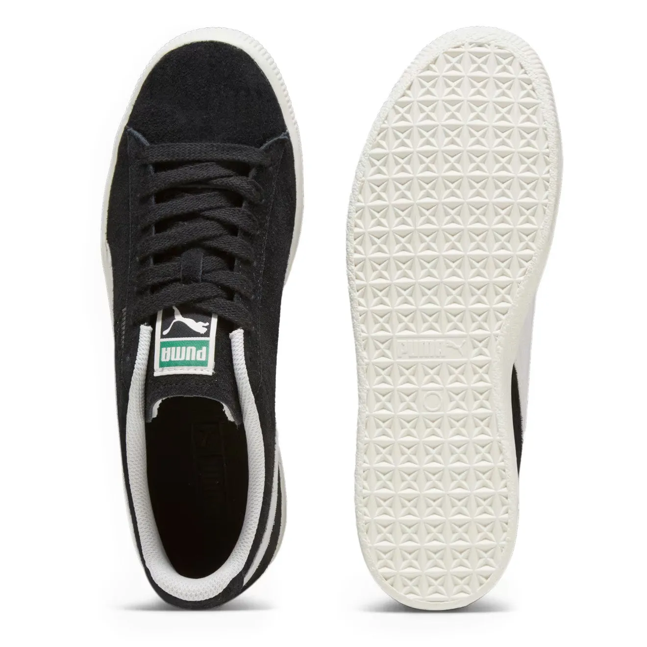 Puma Femmes Clyde Teasel Noir Puma / Ivoire Givré