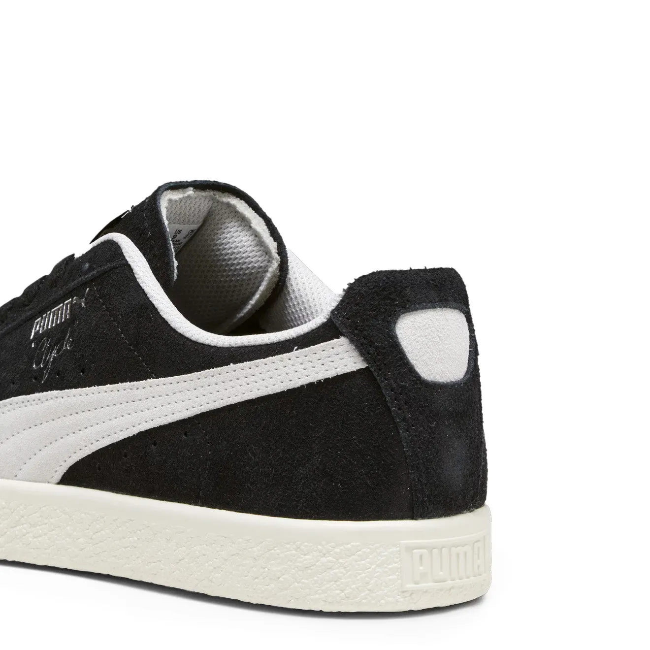 Puma Femmes Clyde Teasel Noir Puma / Ivoire Givré