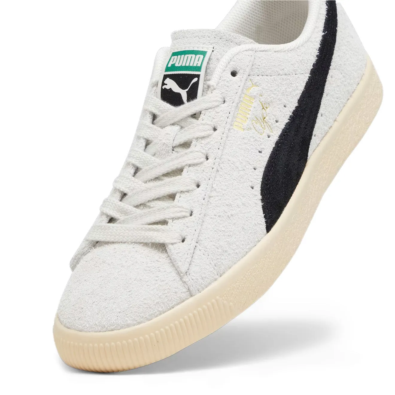 Puma Femmes Clyde Teasel Gris Calme / Noix de Cajou
