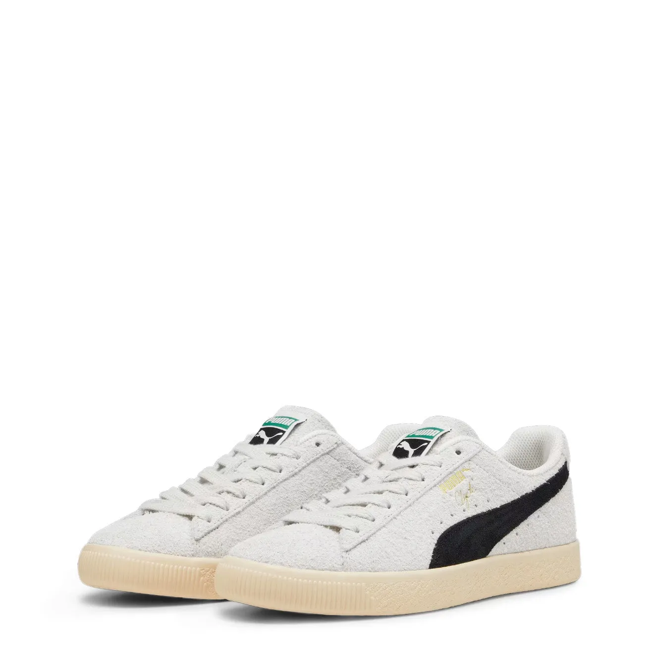 Puma Femmes Clyde Teasel Gris Calme / Noix de Cajou