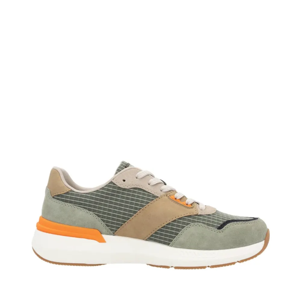 Rieker Chaussure de Sport Justus 02 pour Homme en Pistache/Pazific/Olive