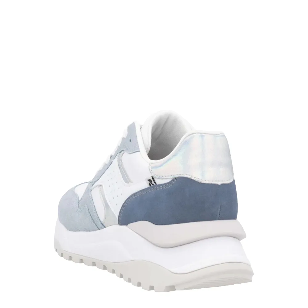 Rieker Femme Akilah 00 Sneaker en Bleu/Blanc/Jeans
