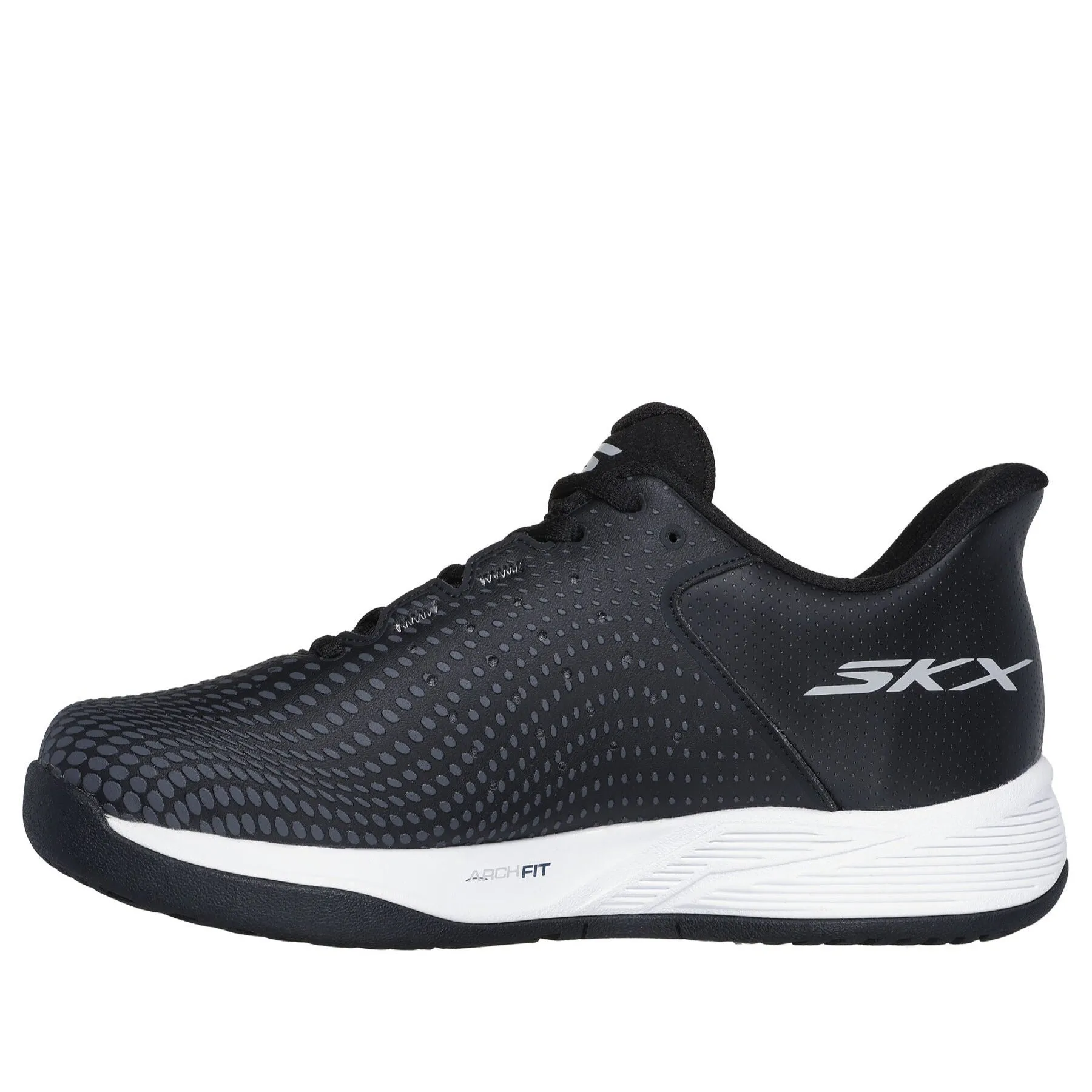 Chaussures Skechers pour Hommes Skechers Slip-ins Fit Détendu : Viper Court Reload Noir/Blanc