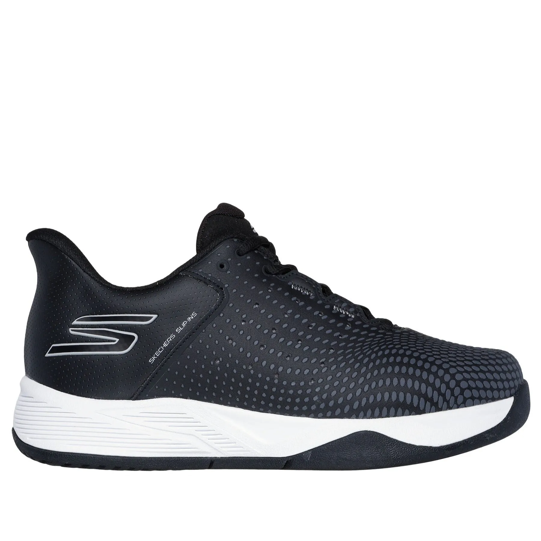 Chaussures Skechers pour Hommes Skechers Slip-ins Fit Détendu : Viper Court Reload Noir/Blanc