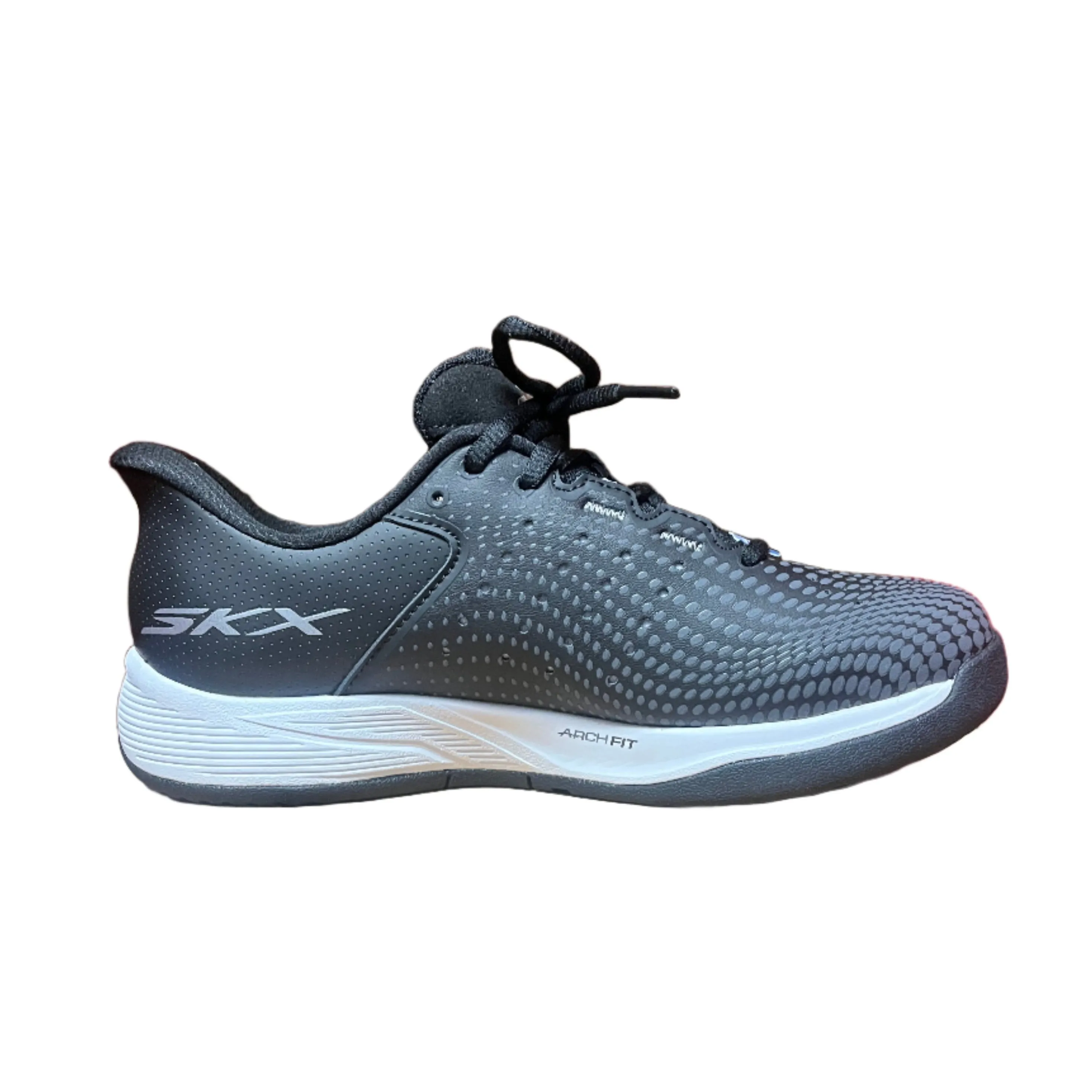 Skechers Chaussures Femmes Skechers Slip-ins Fit Détendu : Viper Court Rechargé Noir/Blanc