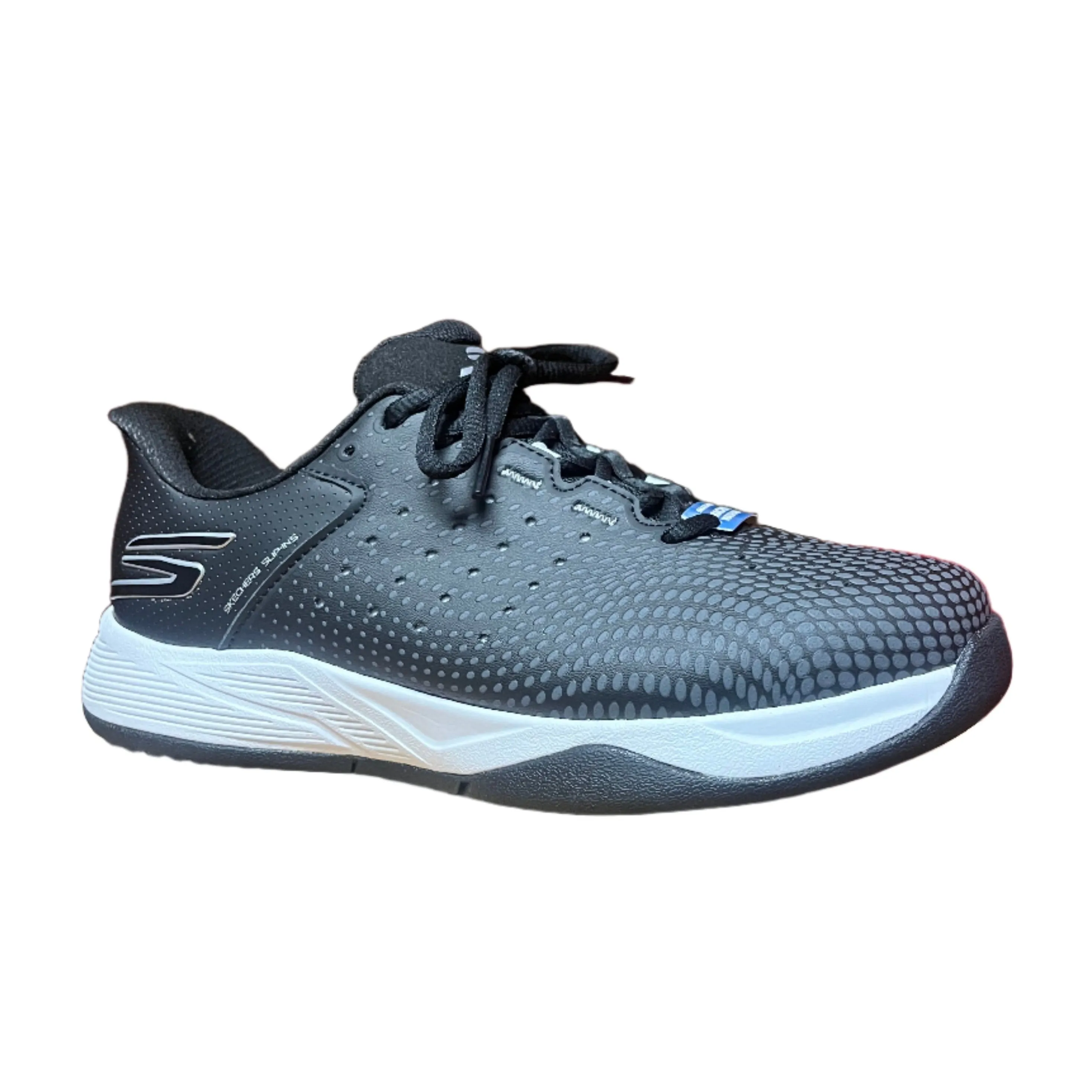 Skechers Chaussures Femmes Skechers Slip-ins Fit Détendu : Viper Court Rechargé Noir/Blanc