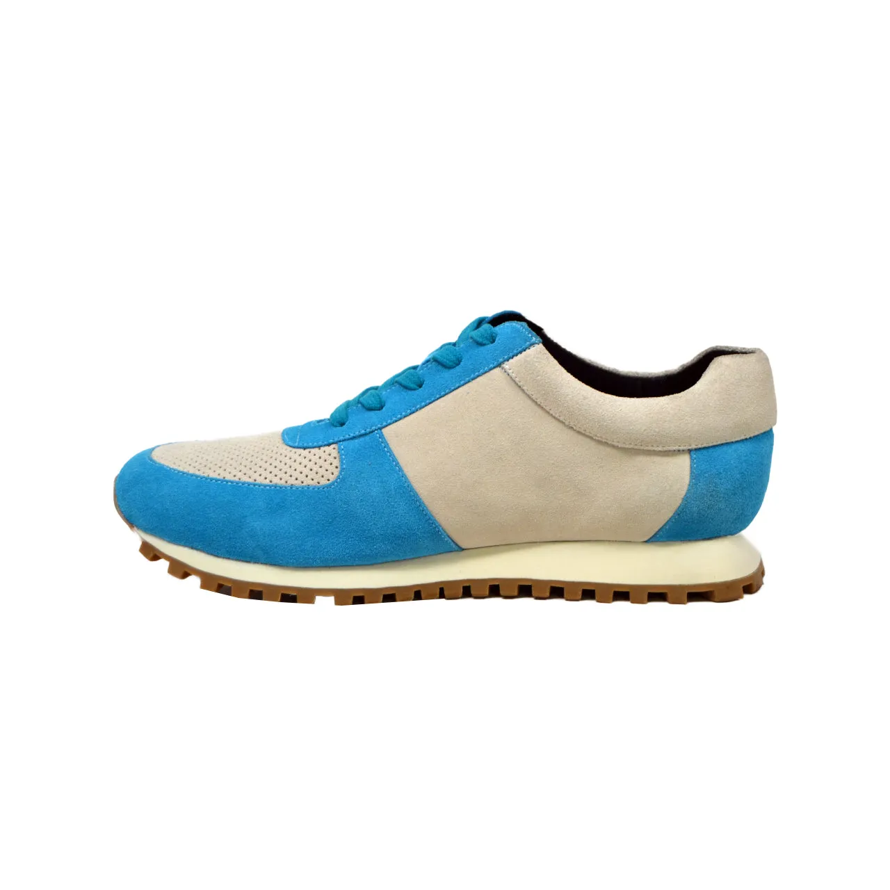 Surrey Aqua & Bone Sneakers - Chaussures stylées et confortables de la collection britannique