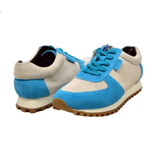 Surrey Aqua & Bone Sneakers - Chaussures stylées et confortables de la collection britannique