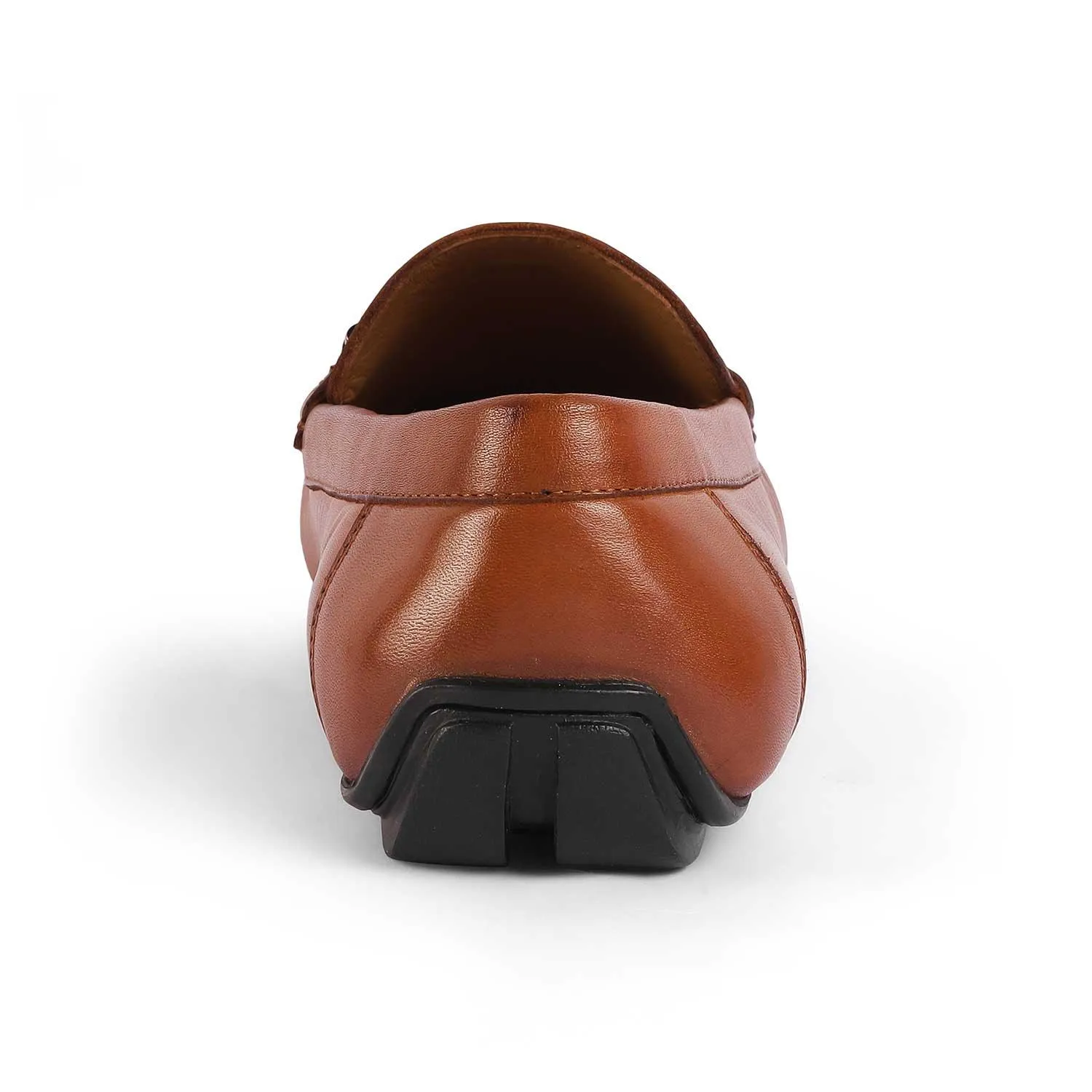 Tresmode Salvo Tan Mocassins de conduite en cuir pour homme