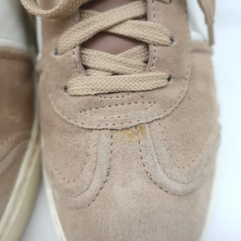 Valentino Flycrew Baskets Basses en Suédine Rose Taille 38.5