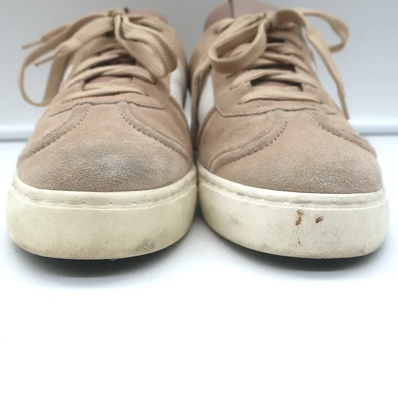 Valentino Flycrew Baskets Basses en Suédine Rose Taille 38.5