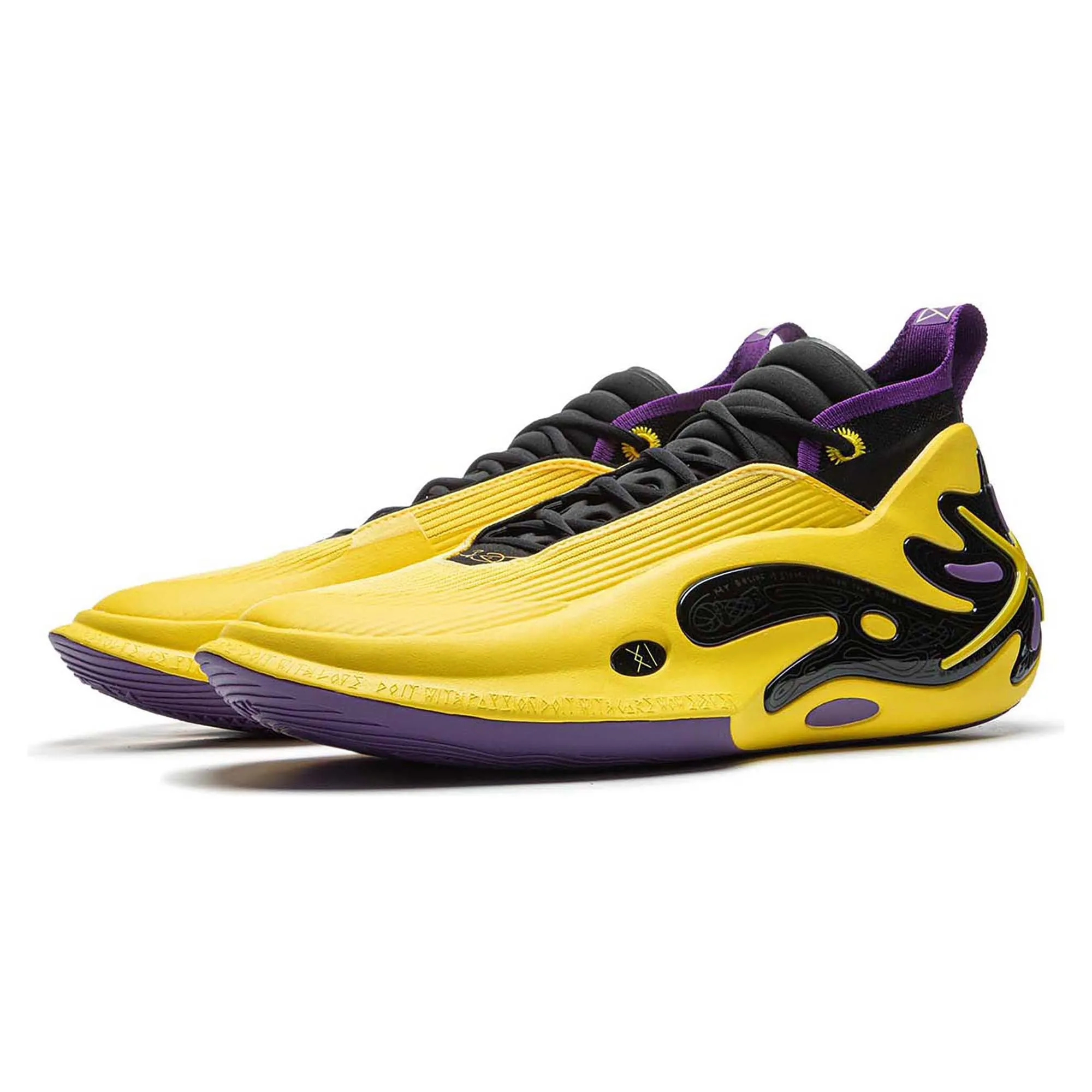Chaussures de Basketball pour Homme Way Of Wade 11 Low 'Violet & Or'