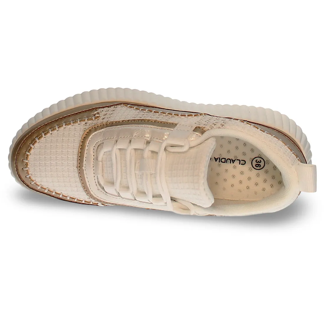 Whipstitch Or Blanc
